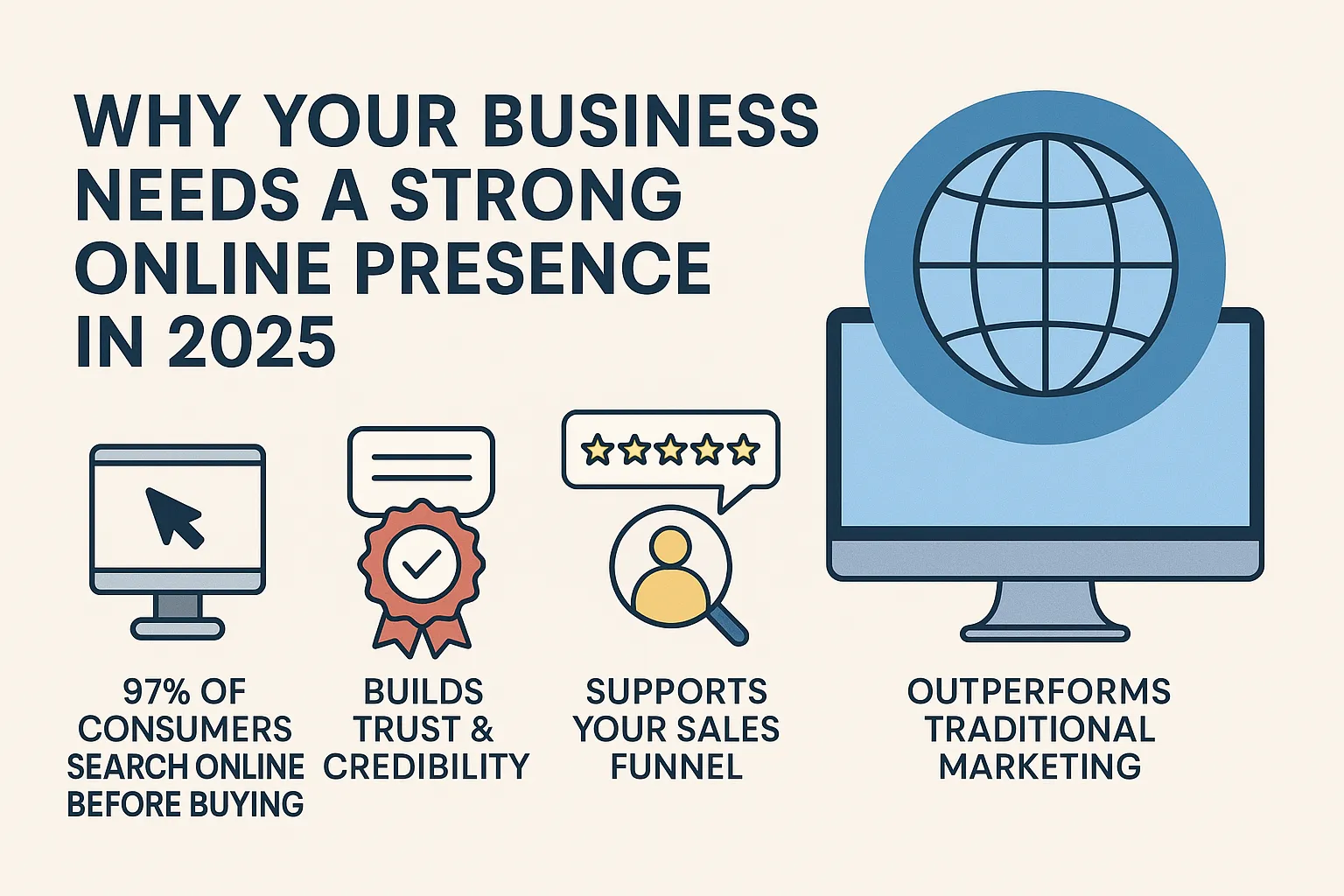 Why Your Business Needs a Strong Online Presence in 2025 | Arvis Digital